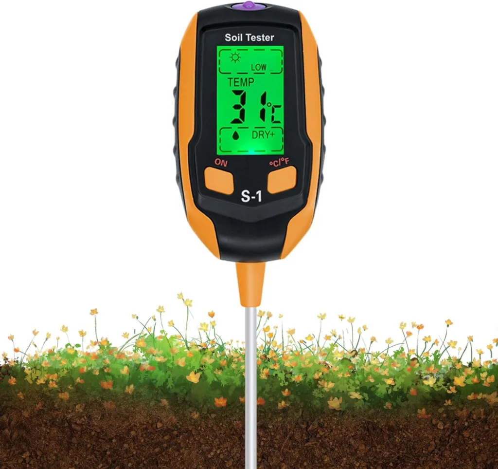 medidor de humedad cubierta vegetal olivar