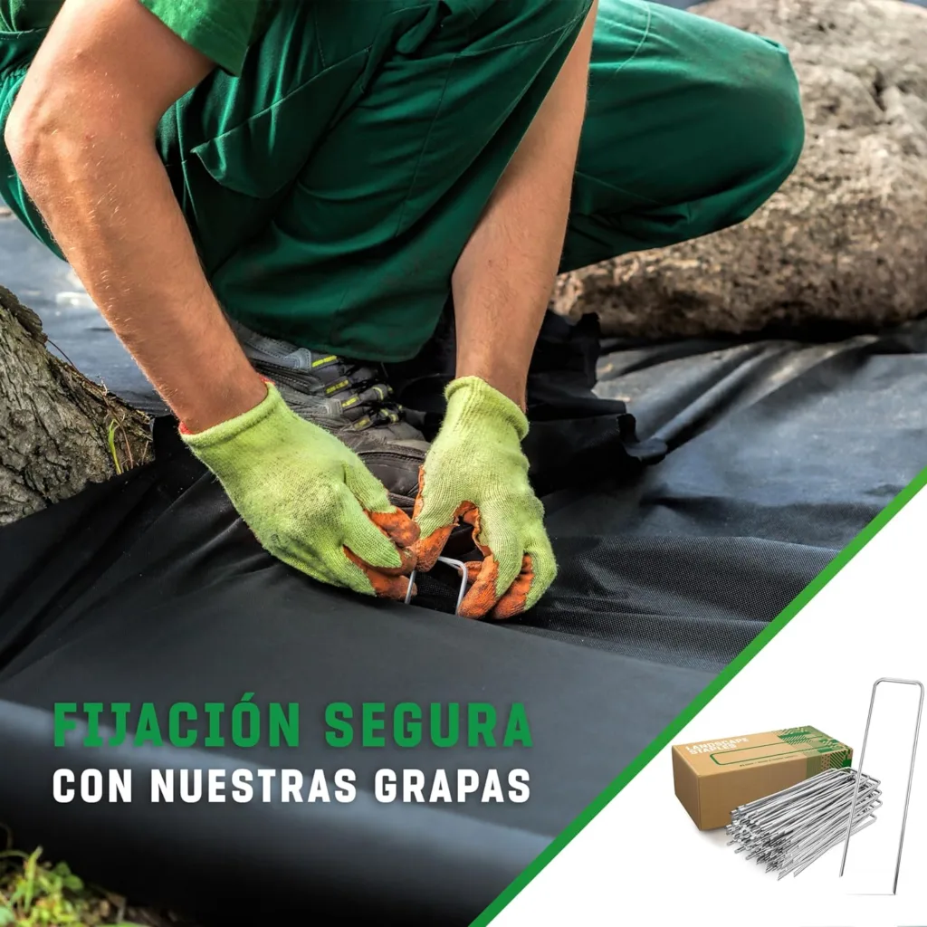 instalación mallas antihierbas