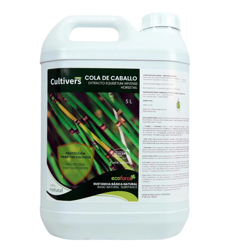 qué son los bioestimulantes agrícolas cola de caballo